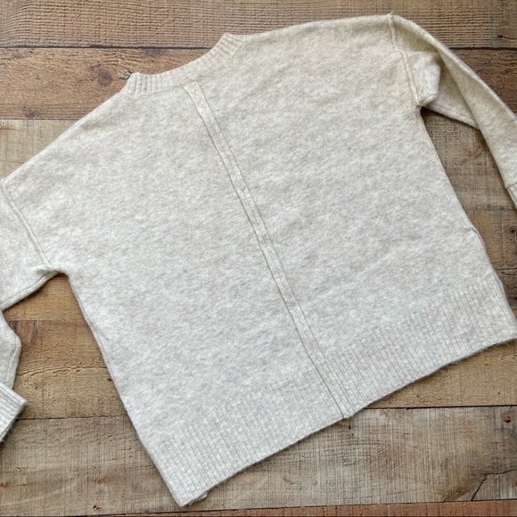 Vince Camuto Crewneck Pullover Sweater Womens XS Oatmeal - Picture 6 of 9